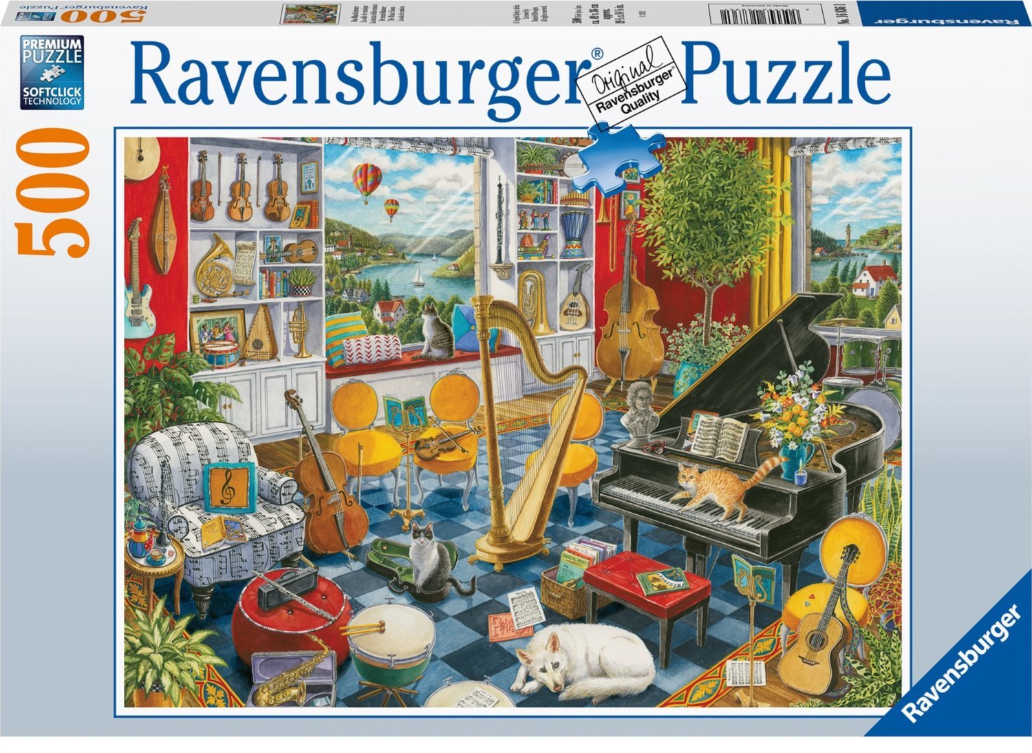 A Zene szoba Ravensburger 500 darabos kirakó puzzle (RA - 16836) - puzzlegarden