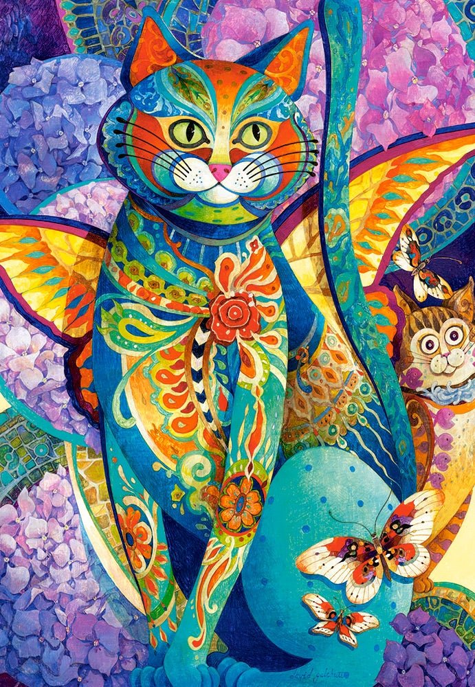 Macska Fiesta Castorland 1500 darabos kirakó puzzle (C - 151448) - puzzlegarden