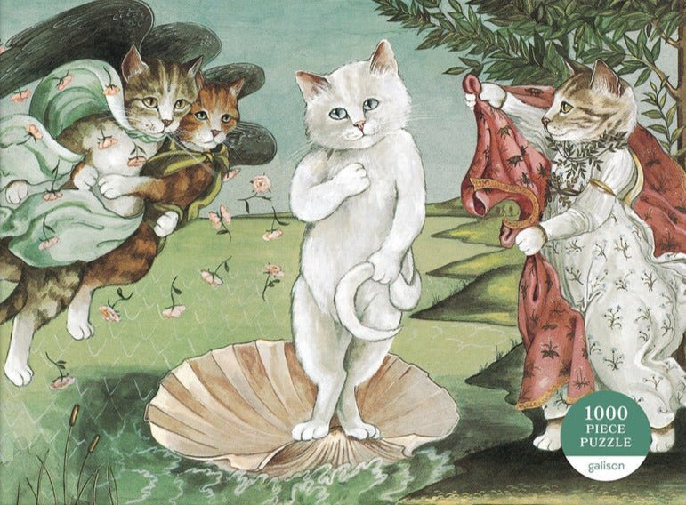 Macskaművészet - Vénusz születése Galison 1000 darabos kirakó puzzle (GA - M082020A - 1) - puzzlegarden