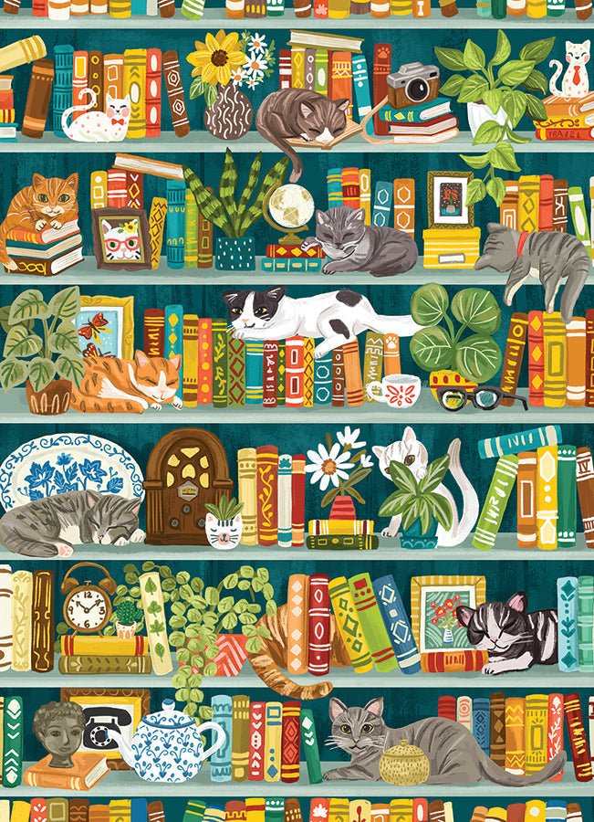 Macskapolc Cobble Hill 1000 darabos kirakó puzzle (CH - 40023) - puzzlegarden