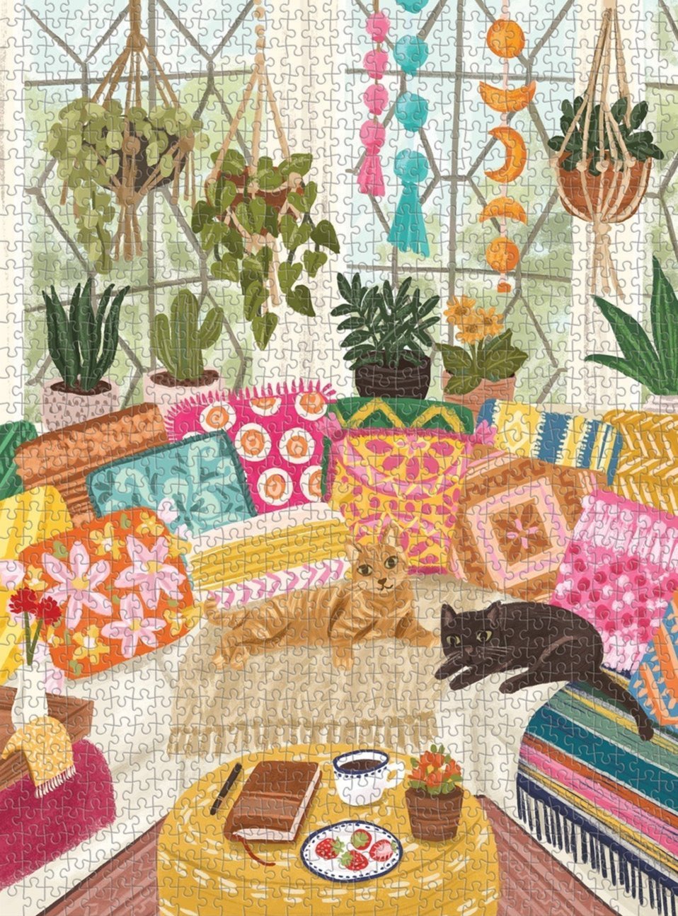 Macskás nyugalom Galison 1000 darabos kirakó puzzle (GA - 9780735371460) - puzzlegarden