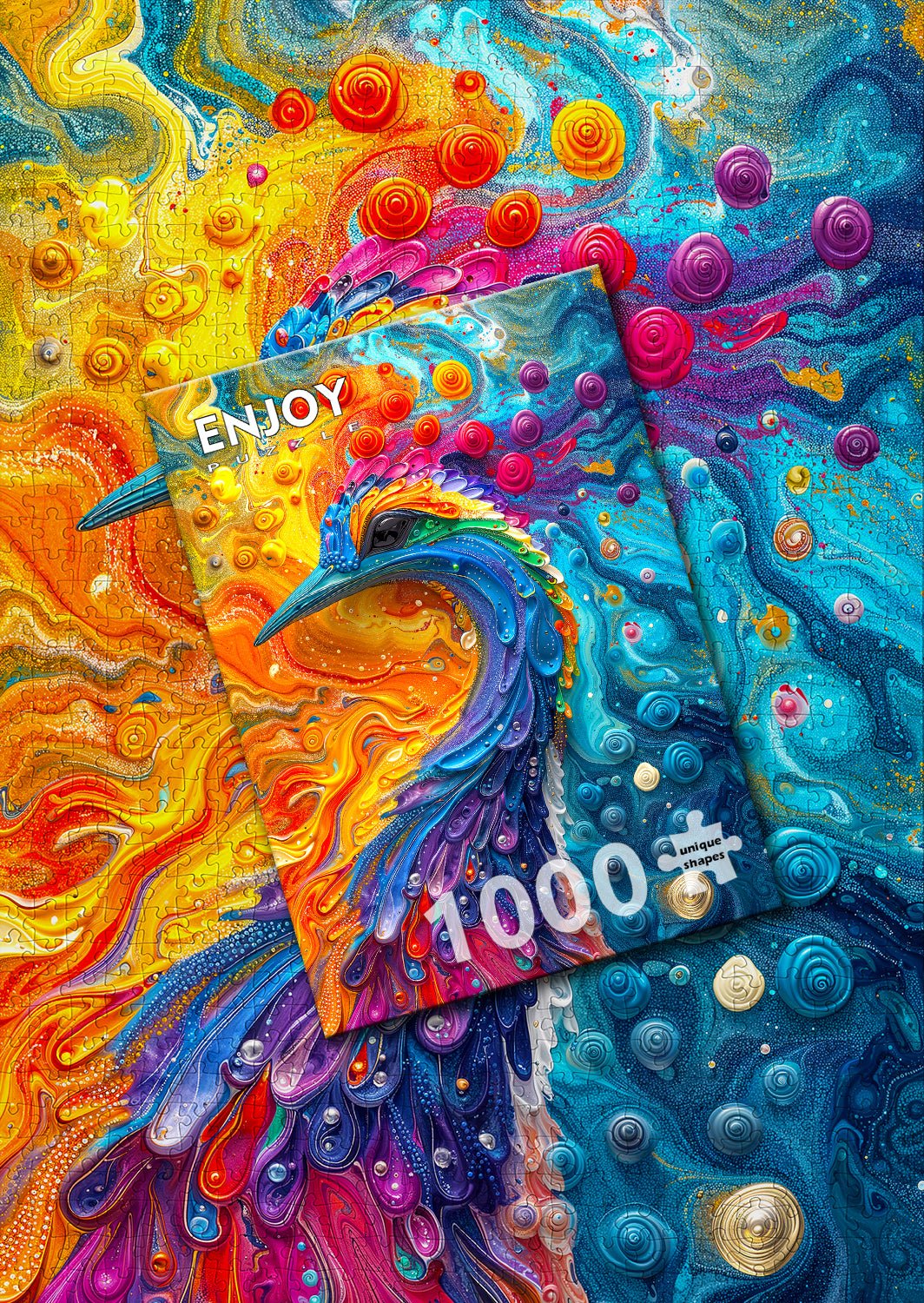 Márvány tollak Enjoy 1000 darabos kirakó puzzle (EN - 2248) - puzzlegarden