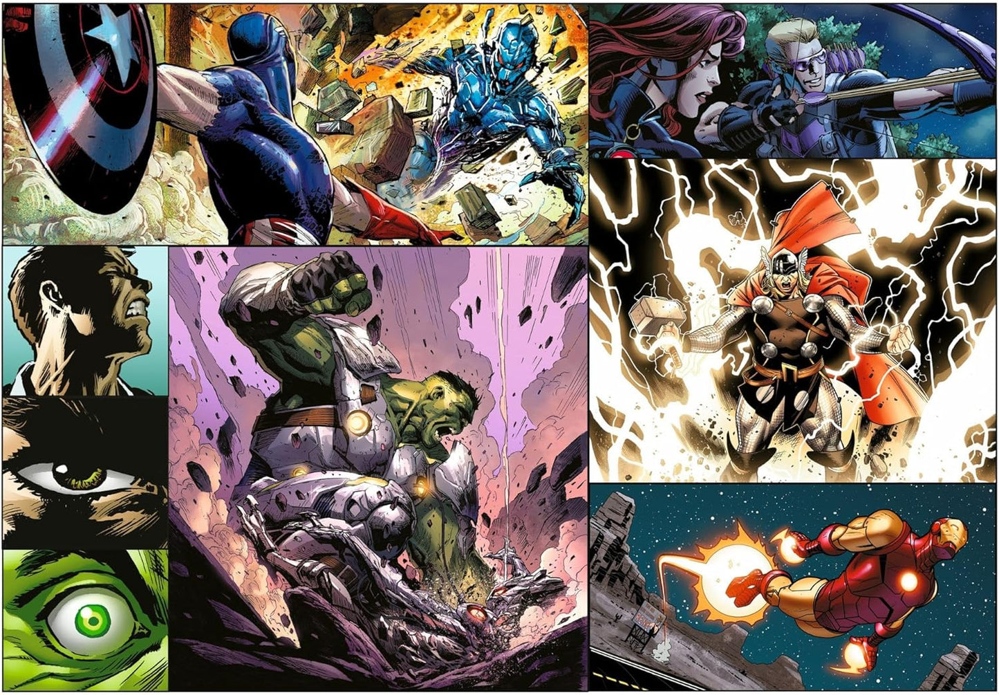 Marvel Hősök - 4x250 Trefl 250 darabos kirakó puzzle (TR - 13309) - puzzlegarden