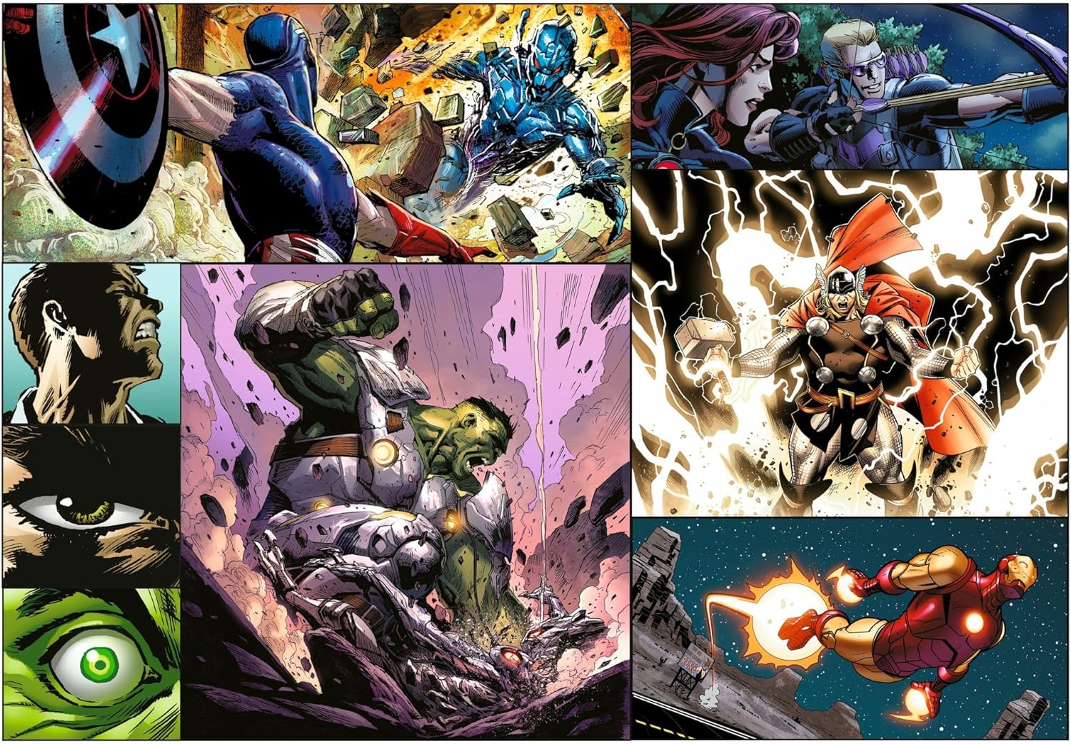 Marvel Hősök - 4x250 Trefl 250 darabos kirakó puzzle (TR - 13309) - puzzlegarden