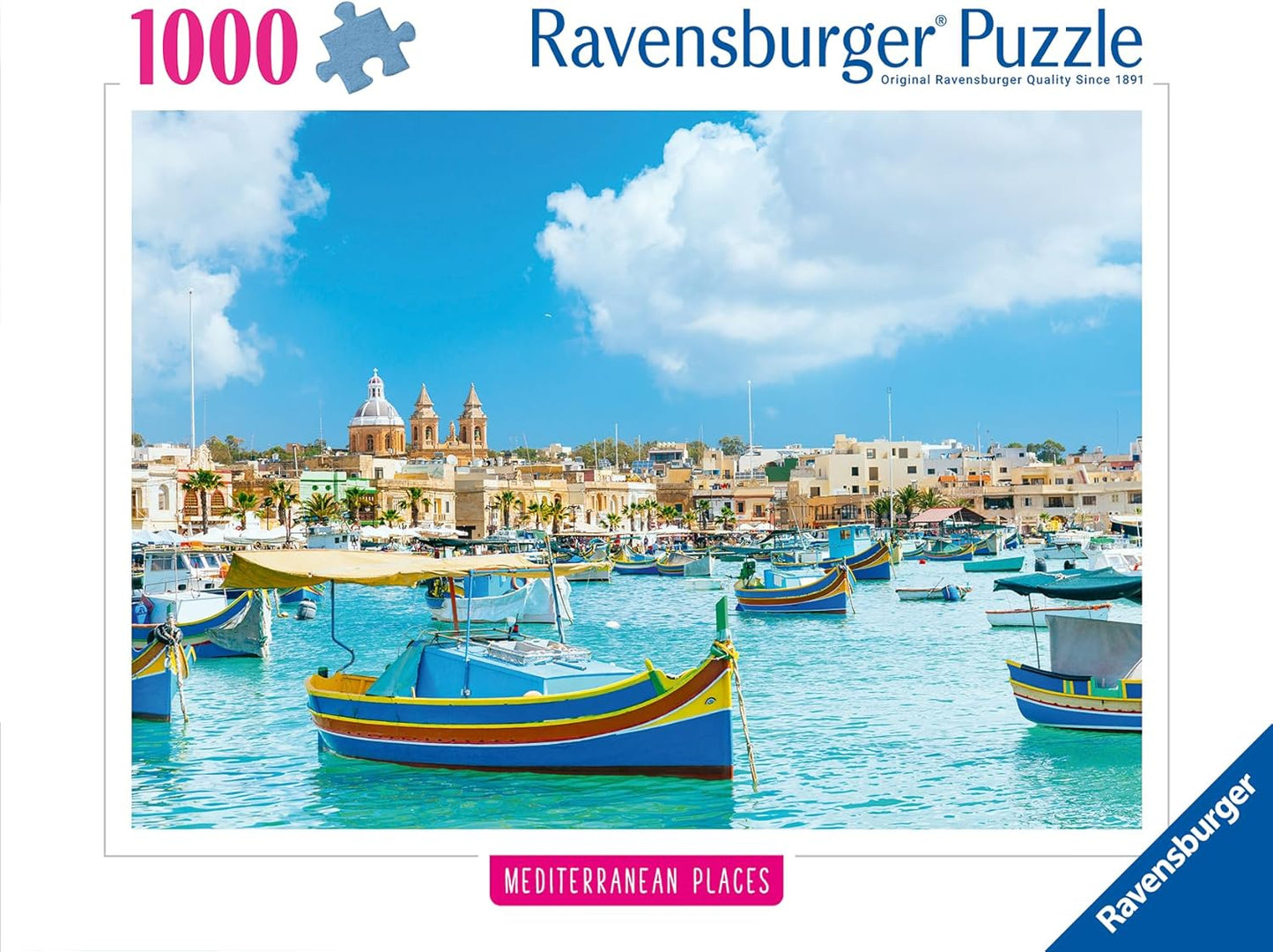 Mediterrán Helyek - Málta Ravensburger 1000 darabos kirakó puzzle (RA - 12000028) - puzzlegarden