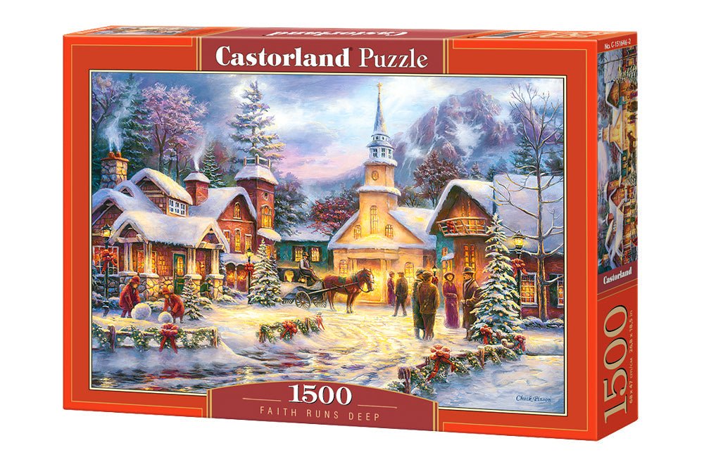 Meghitt karácsony Castorland 1500 darabos kirakó puzzle (C - 151646) - puzzlegarden