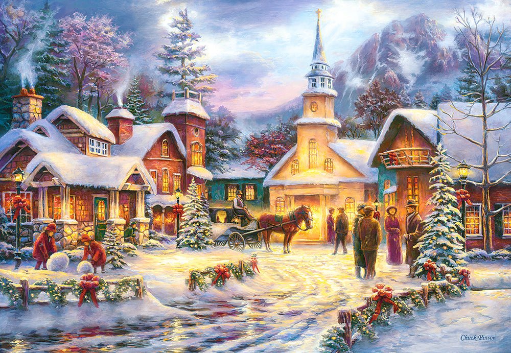 Meghitt karácsony Castorland 1500 darabos kirakó puzzle (C - 151646) - puzzlegarden