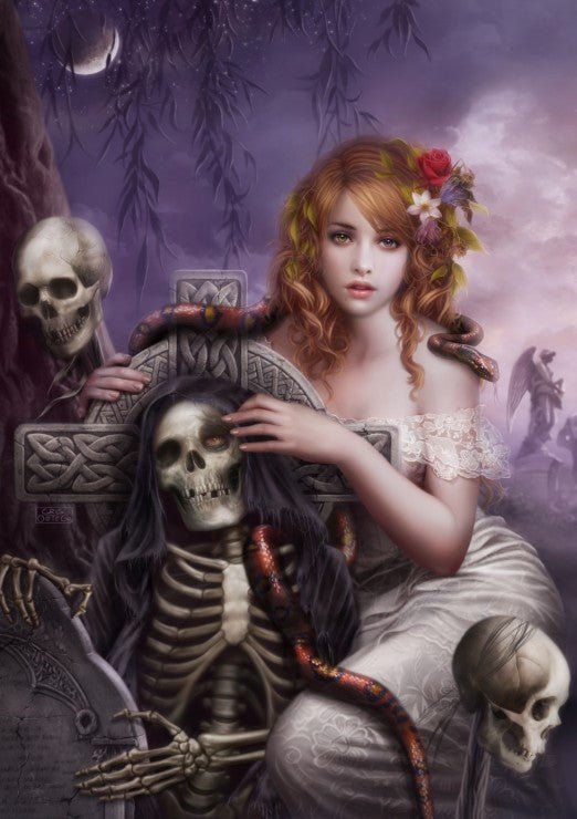Memento Mori - Emlékezz a Halálra Grafika 1500 darabos kirakó puzzle (GR - F - 30029) - puzzlegarden