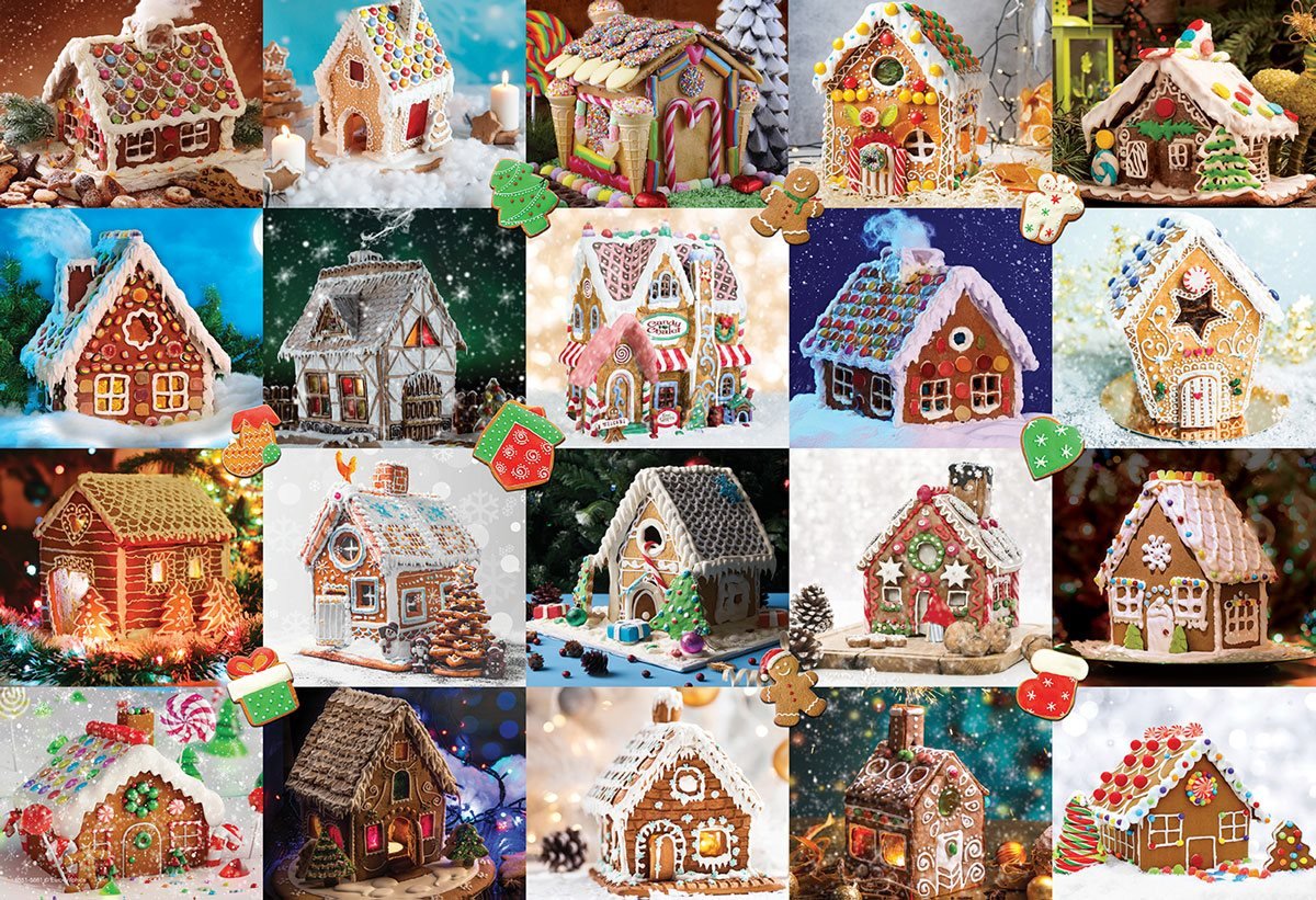 Mézeskalács házikó - díszdobozban Eurographics 550 darabos kirakó puzzle (EUR-8551-5661) - puzzlegarden