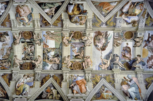 Michelangelo - Sixtus - kápolna mennyezetfreskója Ravensburger 5000 darabos kirakó puzzle (RA - 17429) - puzzlegarden