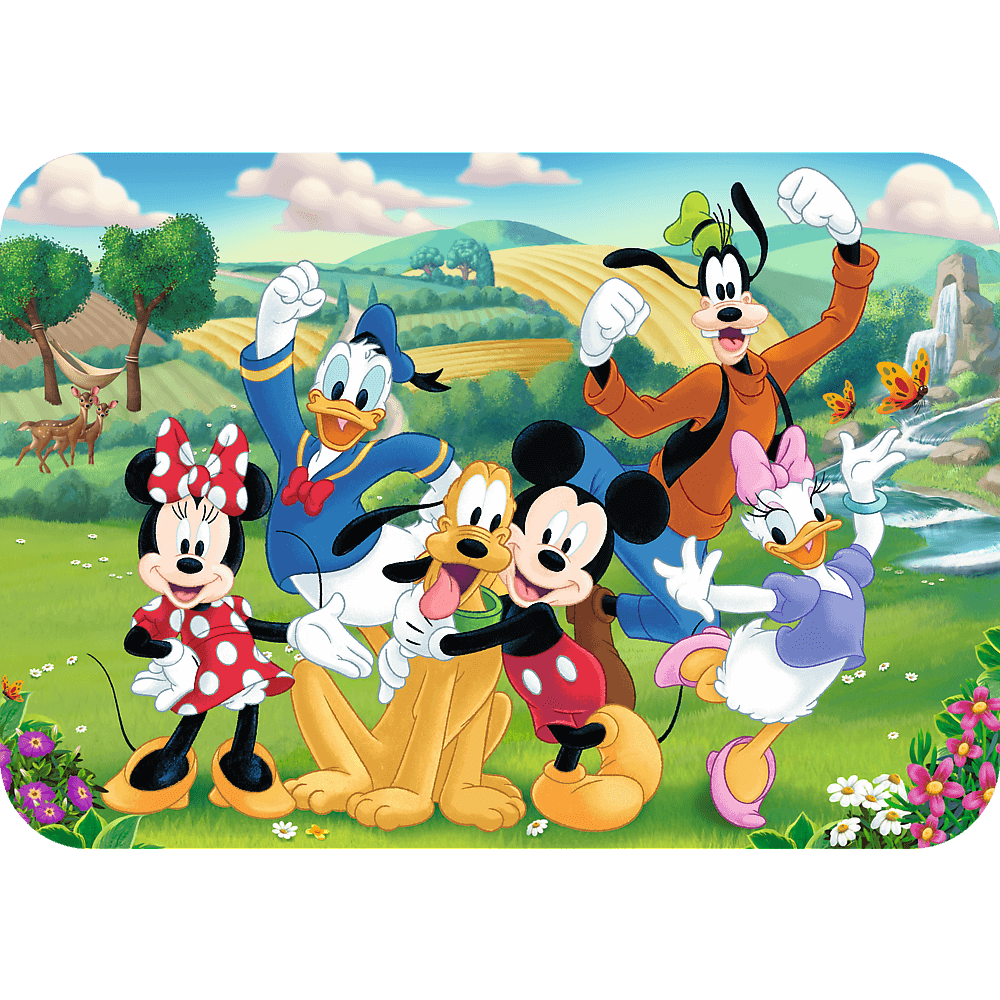 Mickey és Barátai - Fa kirakó Trefl Wood Craft 24 darabos kirakó puzzle (TR - 20278) - puzzlegarden