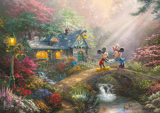 Mickey és Minnie - A Szerelem Hídja - Díszdobozban! Schmidt Spiele 500 darabos kirakó puzzle (SCH - 59928) - puzzlegarden