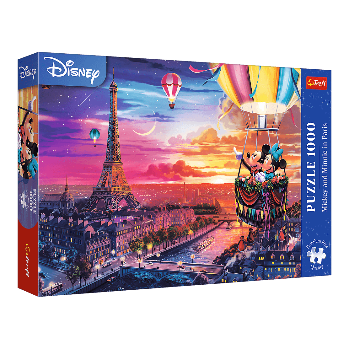 Mickey és Minnie Párizsban Trefl 1000 darabos kirakó puzzle (TR-10917) - puzzlegarden