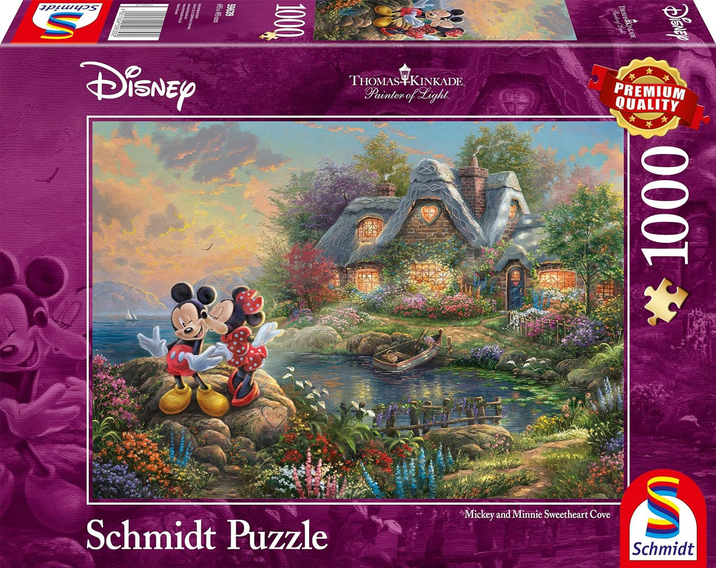 Mickey és Minnie - Szerelmes Kunyhó Schmidt Spiele 1000 darabos kirakó puzzle (SCH - 59639) - puzzlegarden