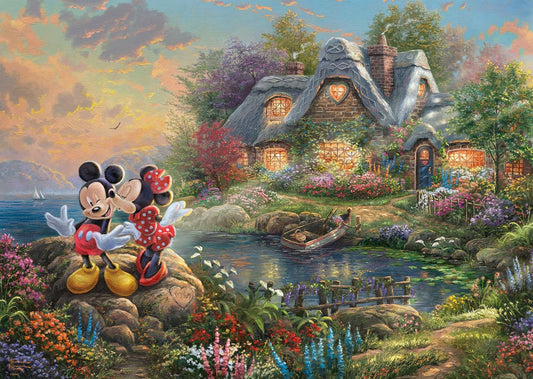 Mickey és Minnie - Szerelmes Kunyhó Schmidt Spiele 1000 darabos kirakó puzzle (SCH - 59639) - puzzlegarden