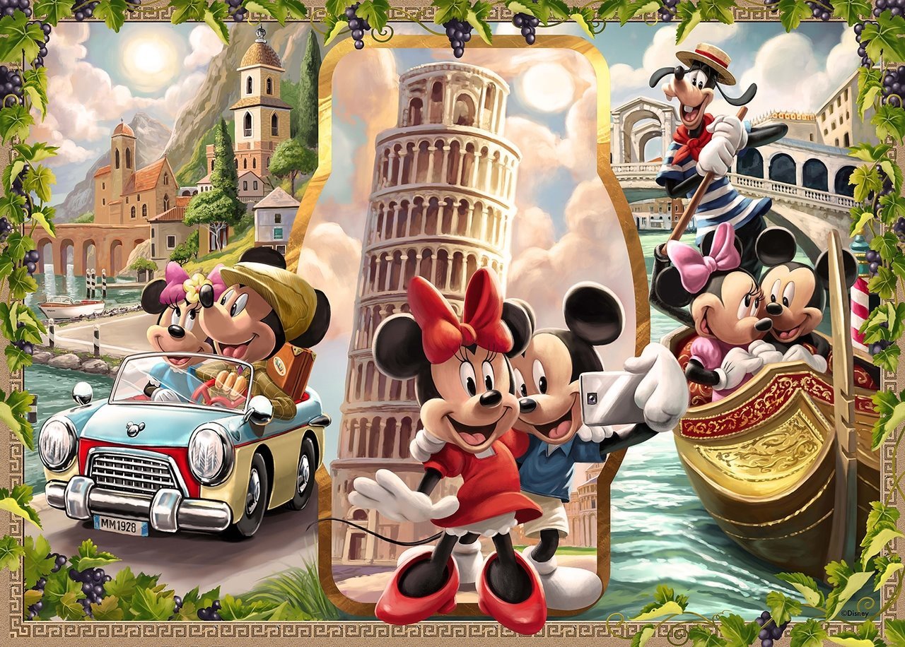 Mickey és Minnie vakáción Ravensburger 1000 darabos kirakó puzzle (RA - 12000498) - puzzlegarden