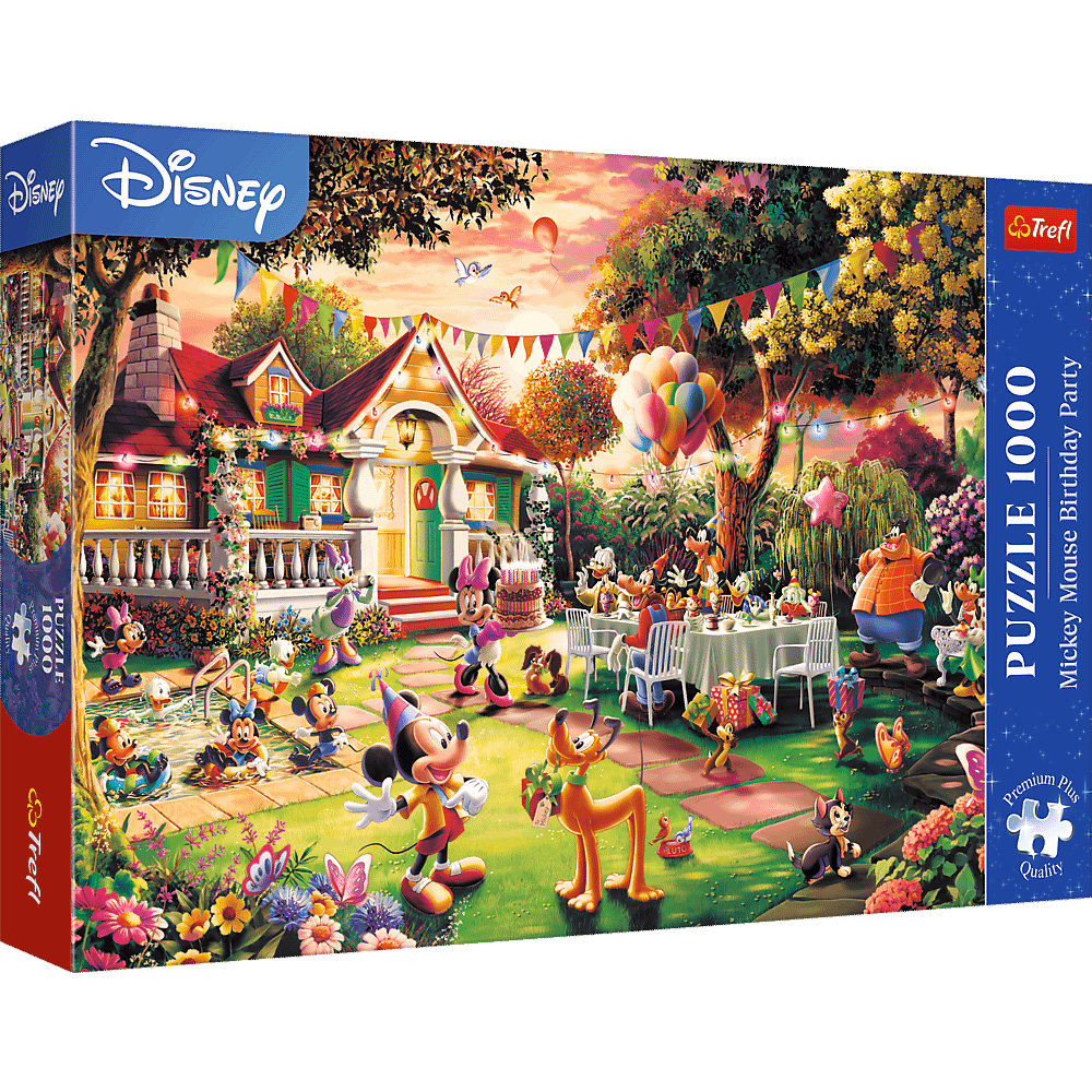 Mickey Mouse születésnapi bulija Trefl 1000 darabos kirakó puzzle (TR - 10915) - puzzlegarden