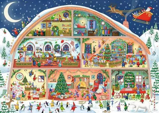 Mikulás Műhelye Ravensburger 1000 darabos kirakó puzzle (RA - 12001268) - puzzlegarden