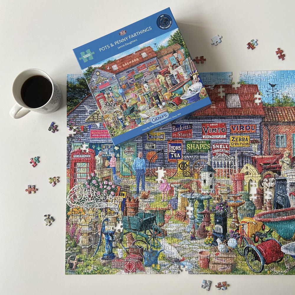 Mindenféle csecsebecsék Gibsons 1000 darabos kirakó puzzle (G - G6318) - puzzlegarden