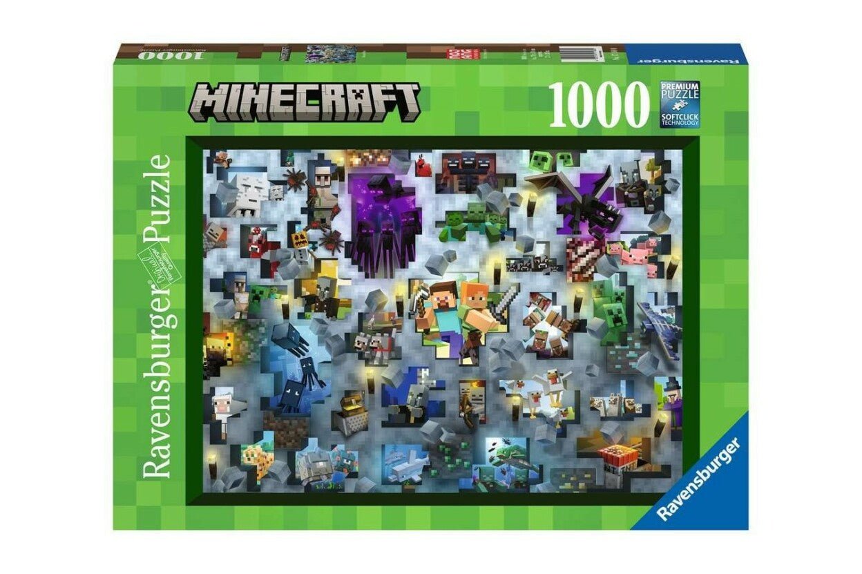Minecraft Ravensburger 1000 darabos kirakó puzzle (RA - 17188) - puzzlegarden