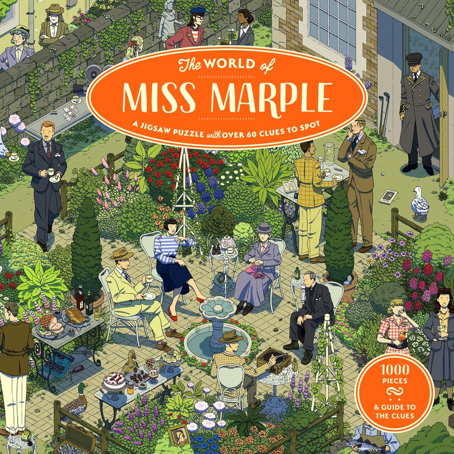 Miss Marple világa Laurence King 1000 darabos kirakó puzzle (LK - 9781399608657) - puzzlegarden