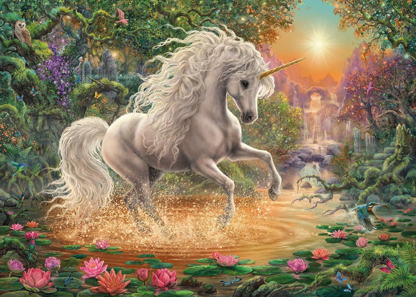 Misztikus Unicornis Ravensburger 1000 darabos kirakó puzzle (RA - 19793) - puzzlegarden