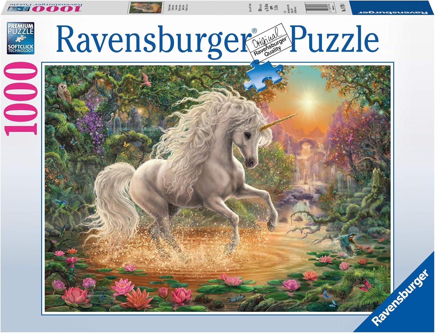 Misztikus Unicornis Ravensburger 1000 darabos kirakó puzzle (RA - 19793) - puzzlegarden