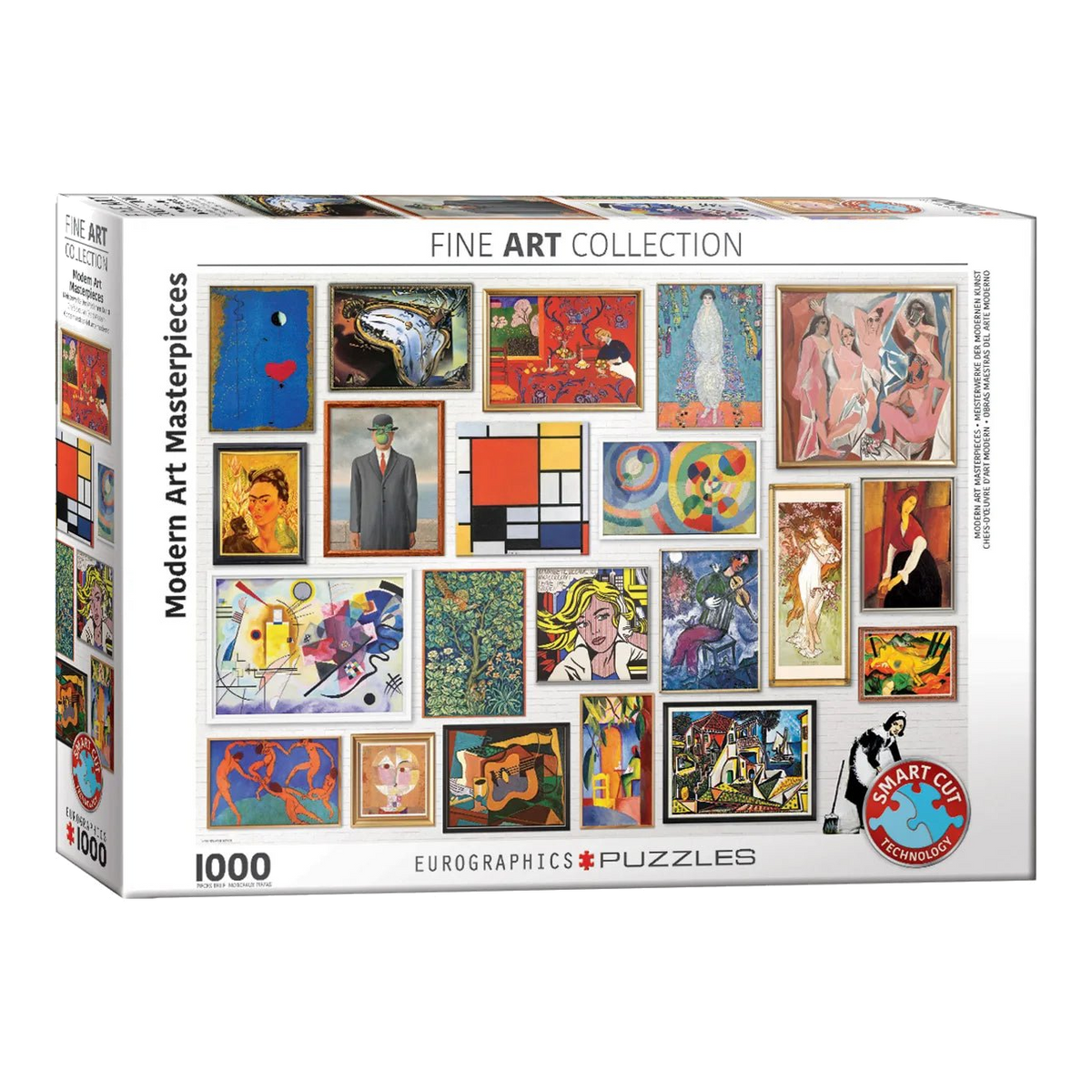 Modern művészeti remekművek Eurographics 1000 darabos kirakó puzzle (EUR-6000-6178) - puzzlegarden