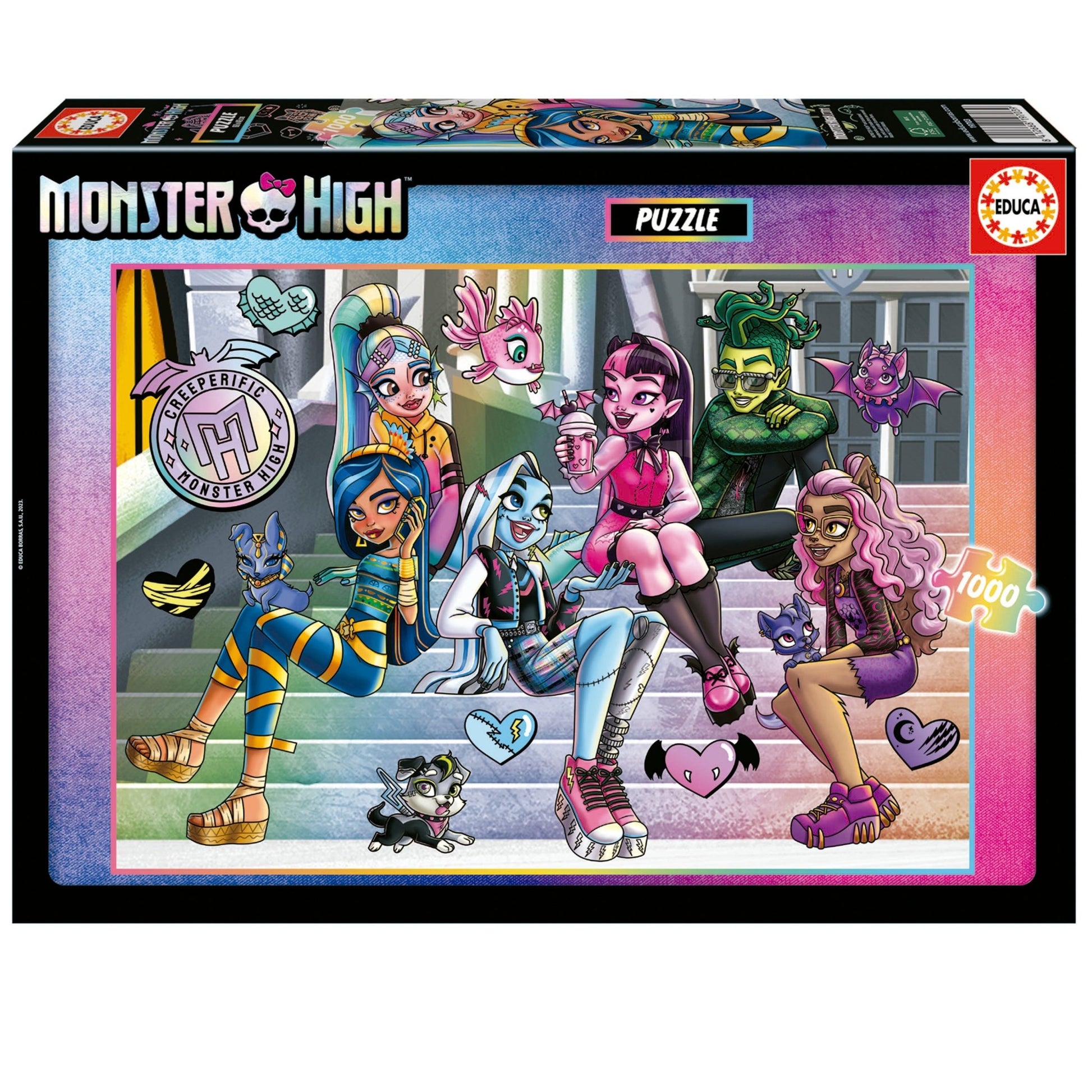 Monster High Educa 1000 darabos kirakó puzzle (ED - 19703) - puzzlegarden