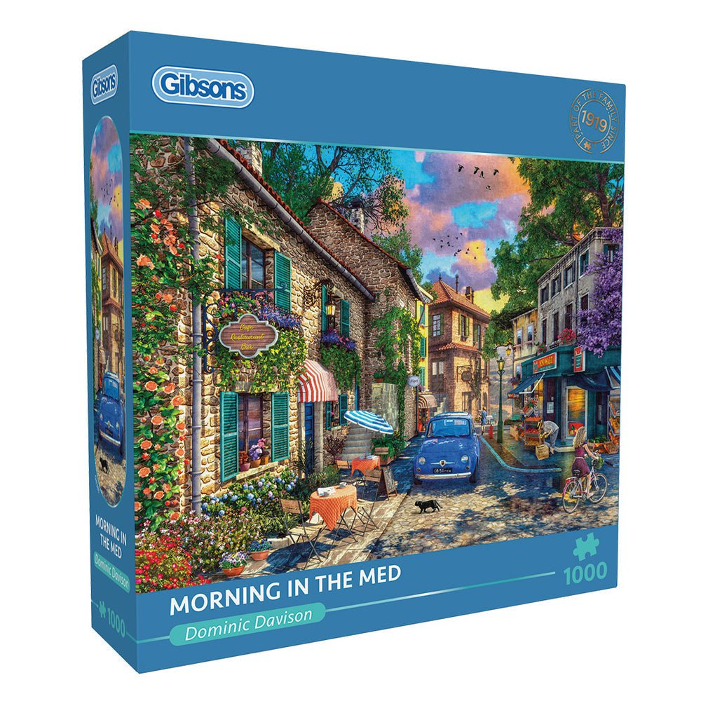 Reggel a Földközi - tengernél Gibsons 1000 darabos kirakó puzzle (G - G6385) - puzzlegarden