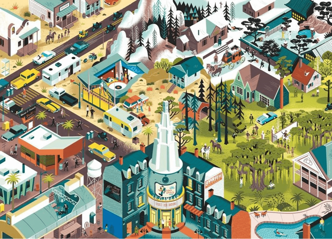 Movie Masters - Tarantino filmek HEYE 1000 darabos kirakó puzzle (HE - 29949) - puzzlegarden