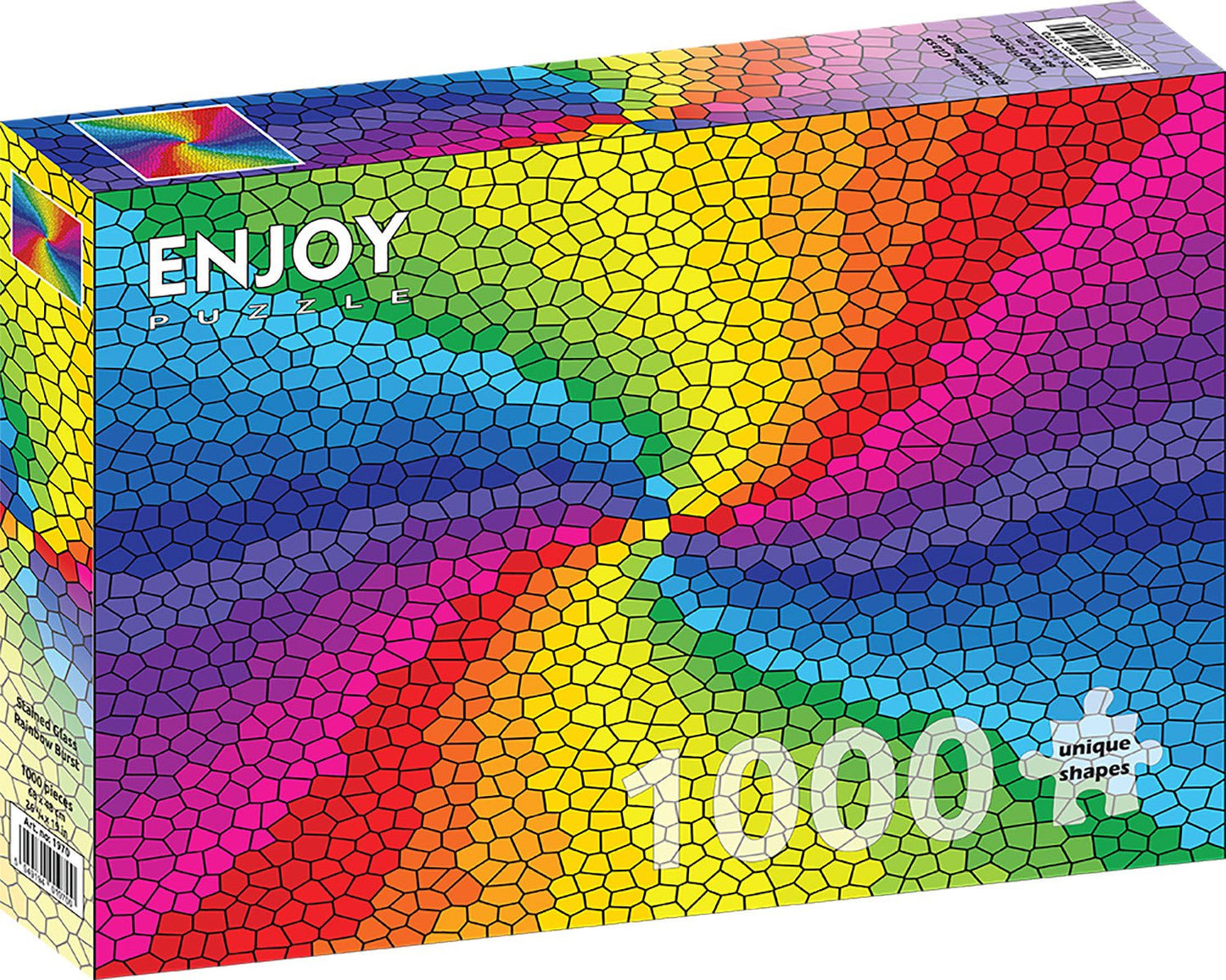 Mozaik Szivárvány Enjoy 1000 darabos kirakó puzzle (EN - 1970) - puzzlegarden