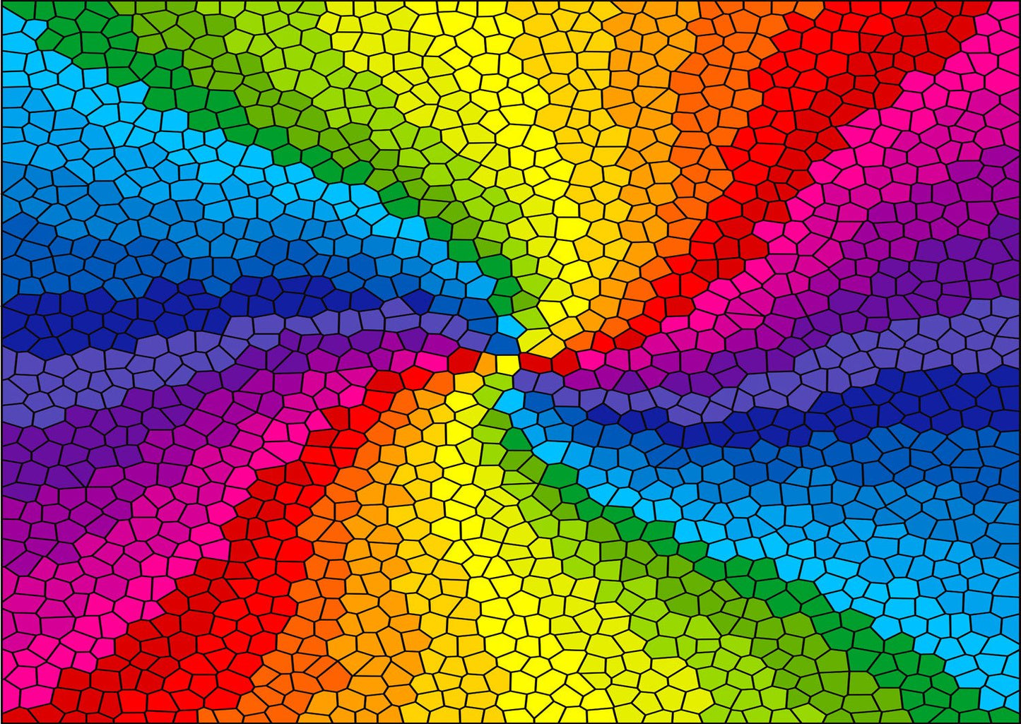 Mozaik Szivárvány Enjoy 1000 darabos kirakó puzzle (EN - 1970) - puzzlegarden