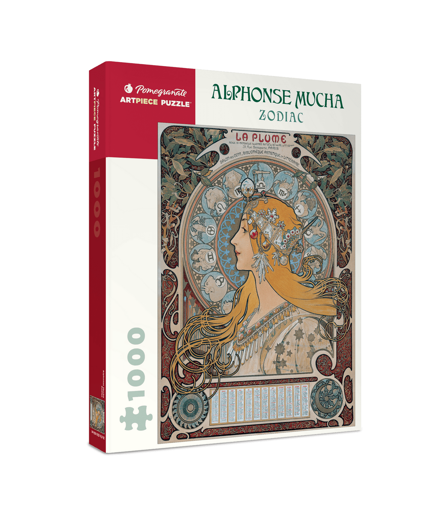 Mucha - Zodiákus Pomegranate 1000 darabos kirakó puzzle (POM - AA1085) - puzzlegarden