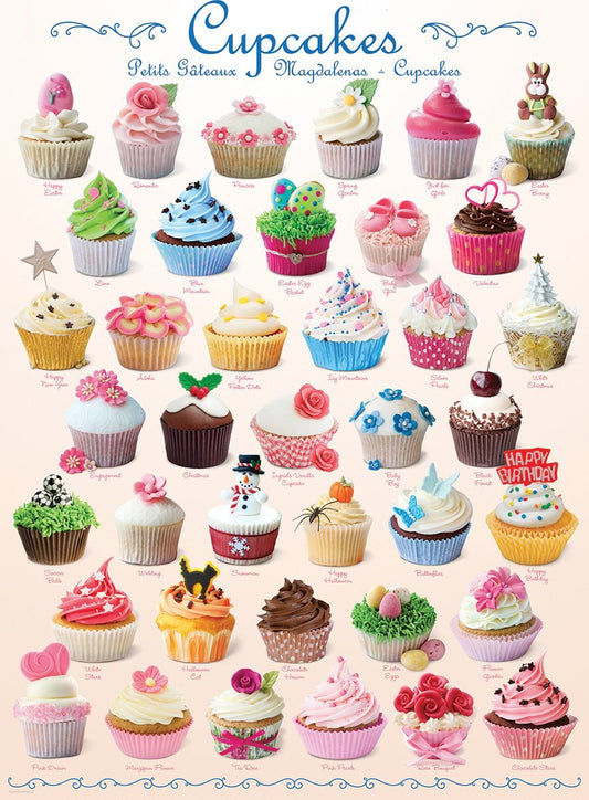 Muffinok Eurographics 1000 darabos kirakó puzzle (EUR - 6000 - 0409) - puzzlegarden