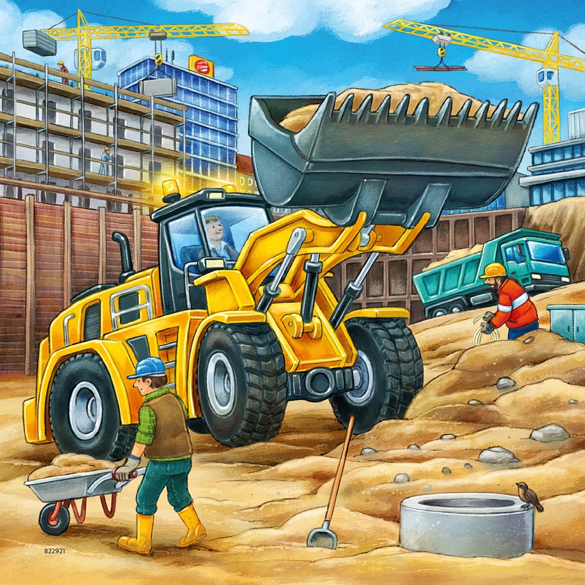 Munkagépek - 3x49 Ravensburger 49 darabos kirakó puzzle (RA - 09226) - puzzlegarden