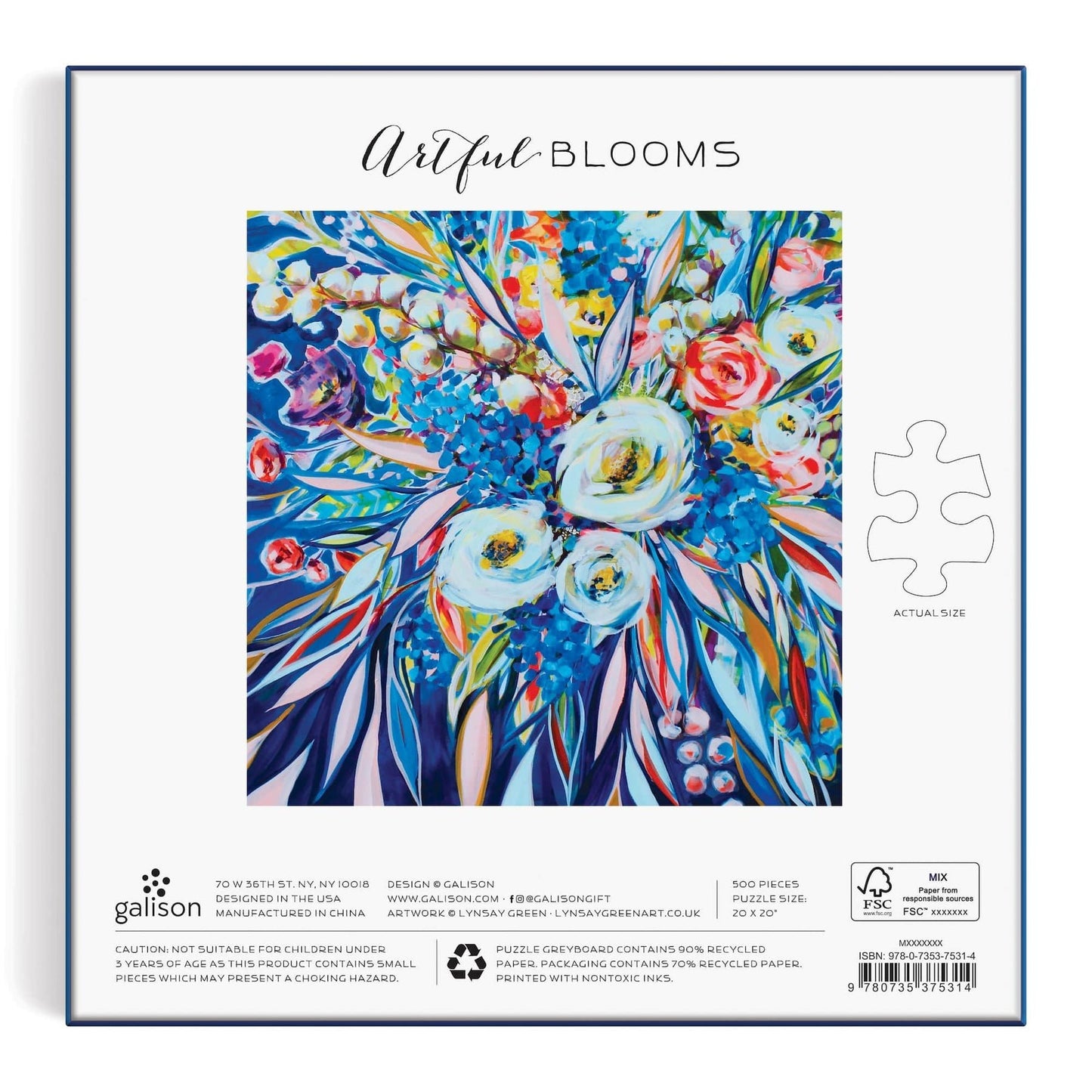 Művészi virágzás Galison 500 darabos kirakó puzzle (GA - 9780735375314) - puzzlegarden