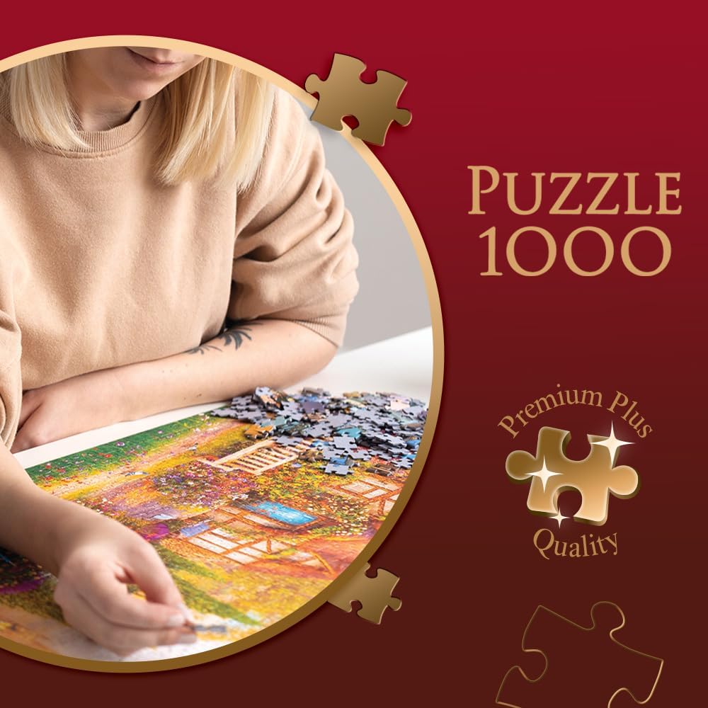 Nádastetős Házikó Trefl 1000 darabos kirakó puzzle (TR - 10803) - puzzlegarden