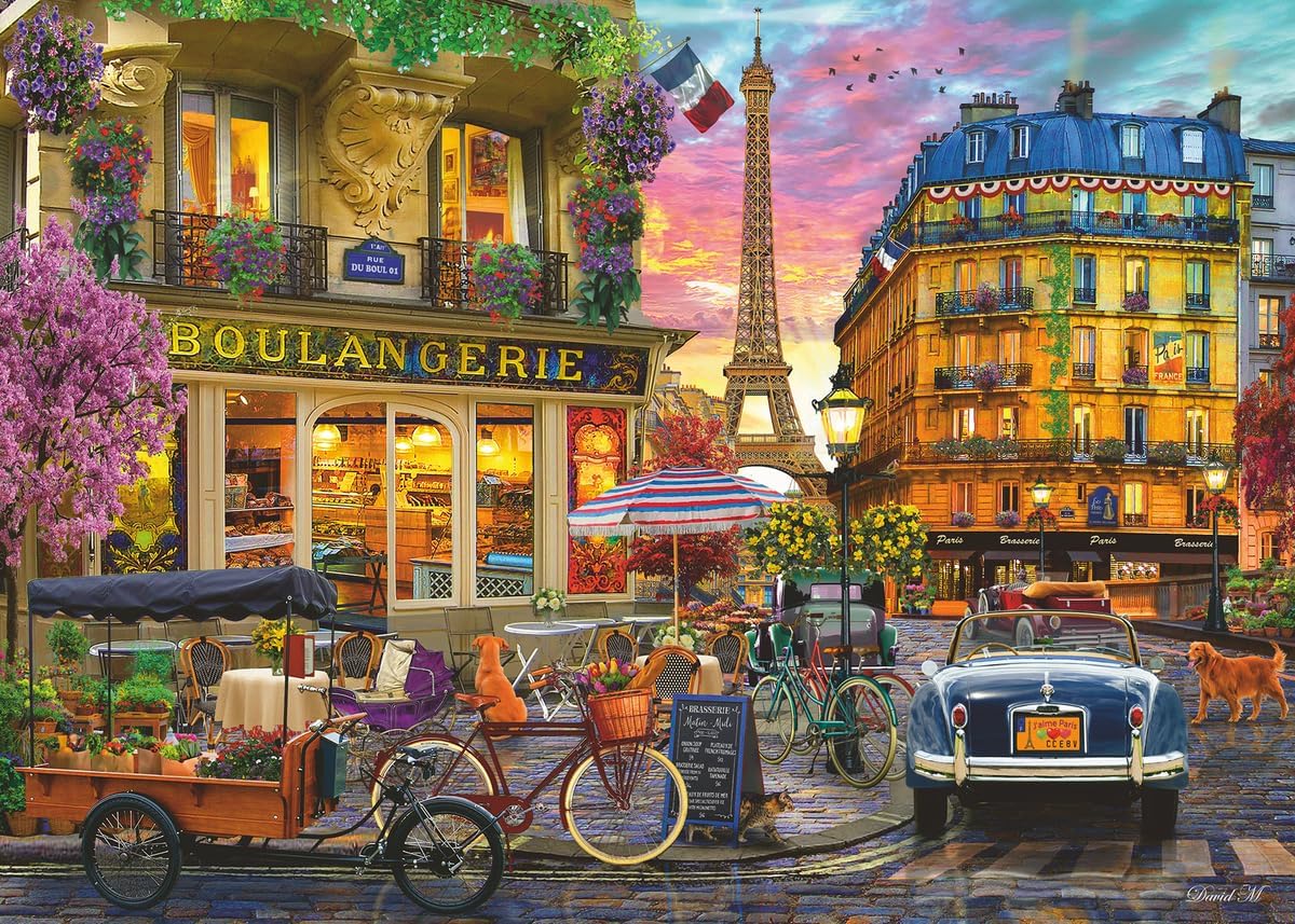 Naplemente Párizsban Ravensburger 1000 darabos kirakó puzzle (RA - 12000885) - puzzlegarden