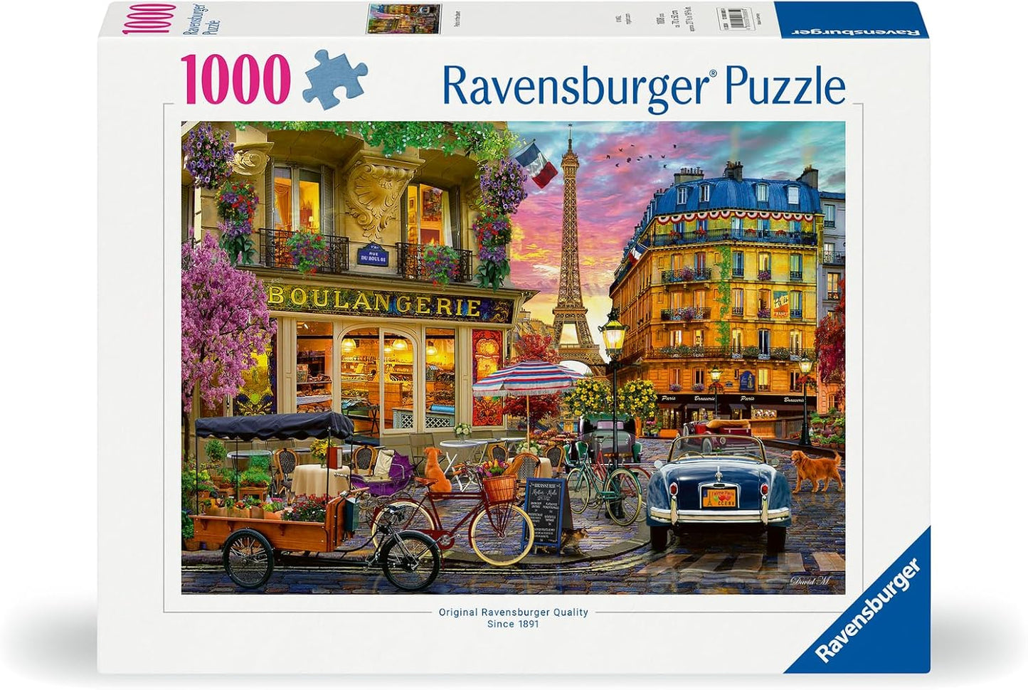 Naplemente Párizsban Ravensburger 1000 darabos kirakó puzzle (RA - 12000885) - puzzlegarden