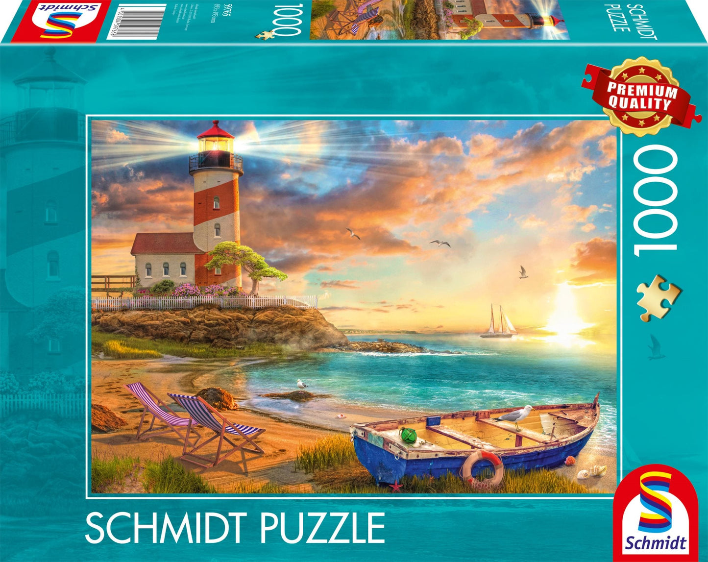 Naplemente Világítótorony - öbölben Schmidt Spiele 1000 darabos kirakó puzzle (SCH - 59765) - puzzlegarden