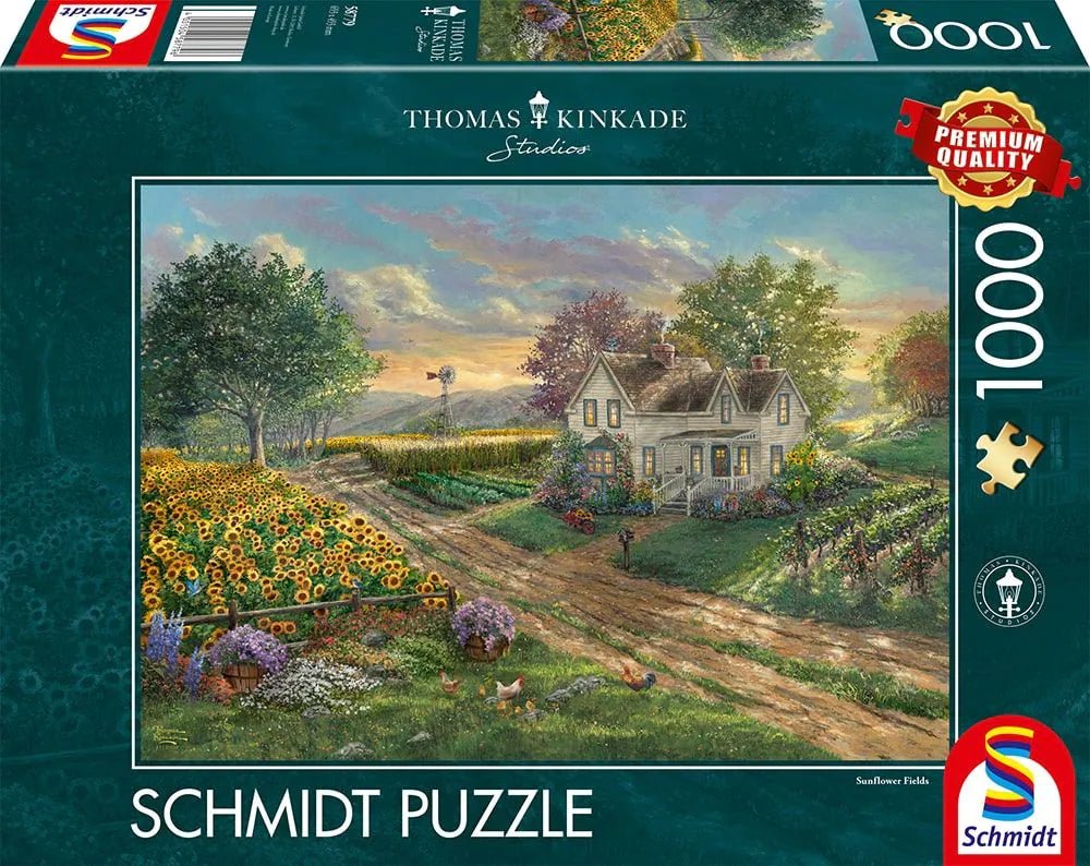 Napraforgó mezők Schmidt Spiele 1000 darabos kirakó puzzle (SCH - 58779) - puzzlegarden