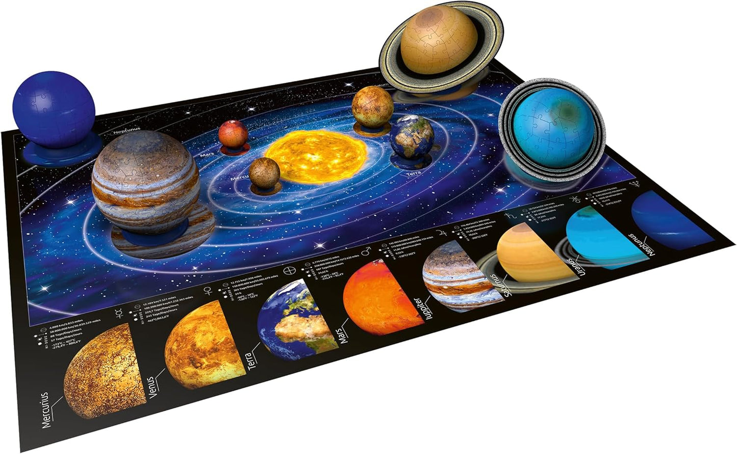 Naprendszer - 3D Ravensburger 540 darabos kirakó puzzle (RA - 11668) - puzzlegarden
