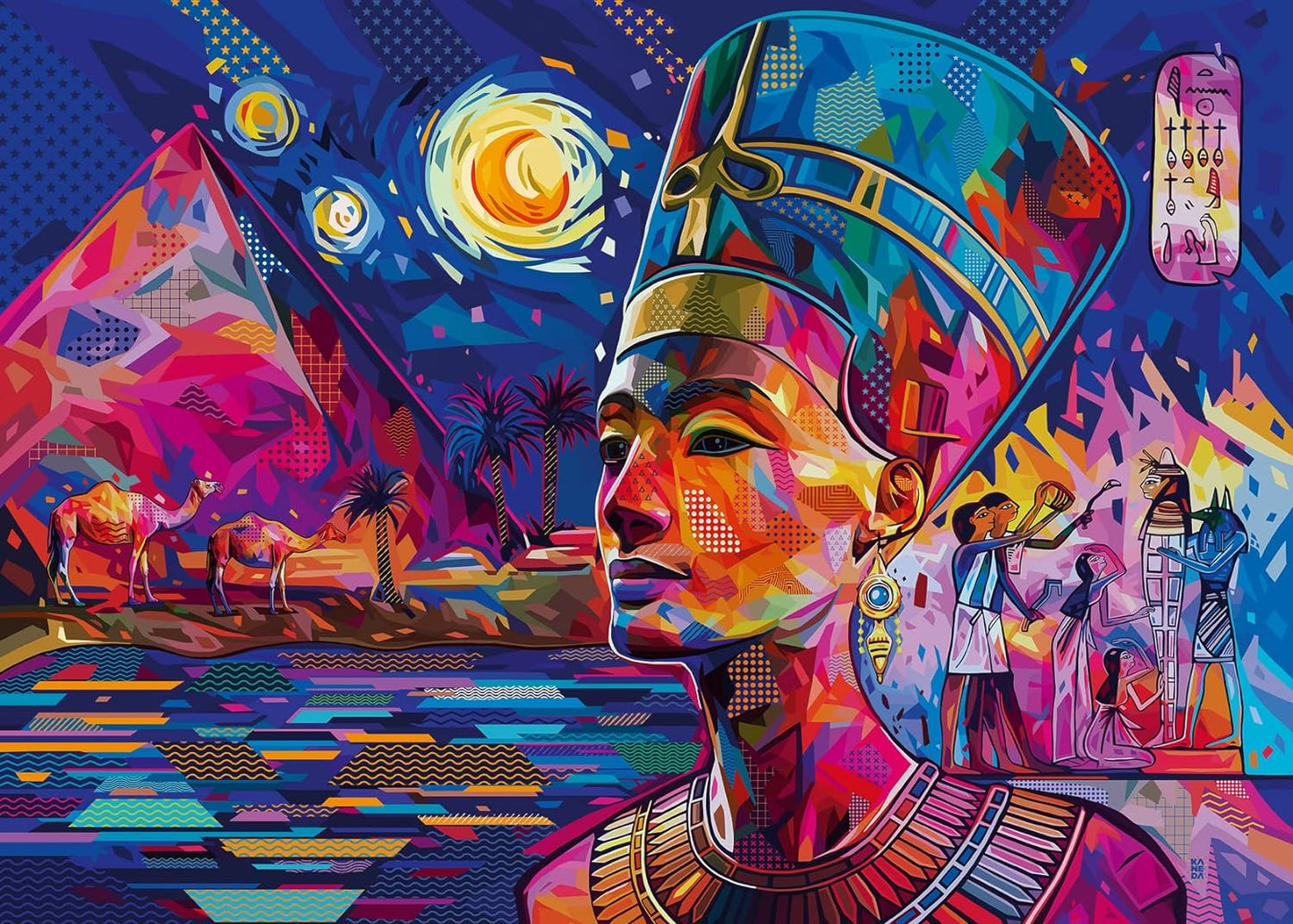Nefertiti a Níluson Ravensburger 1000 darabos kirakó puzzle (RA - 12000411) - puzzlegarden