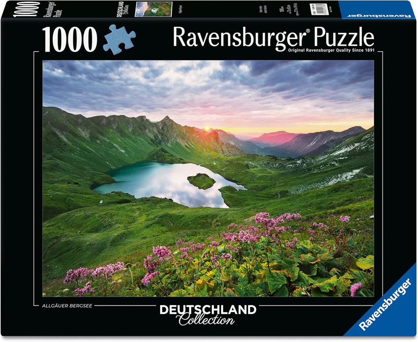 Németország Kollekció - Allgäu hegyi - tó Ravensburger 1000 darabos kirakó puzzle (RA-12001768) - puzzlegarden