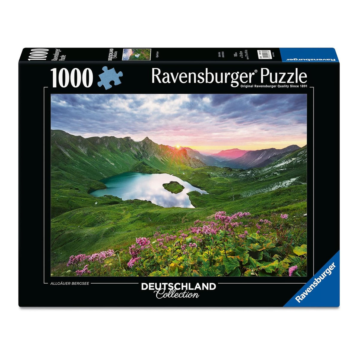 Németország Kollekció - Allgäu hegyi - tó Ravensburger 1000 darabos kirakó puzzle (RA-12001768) - puzzlegarden