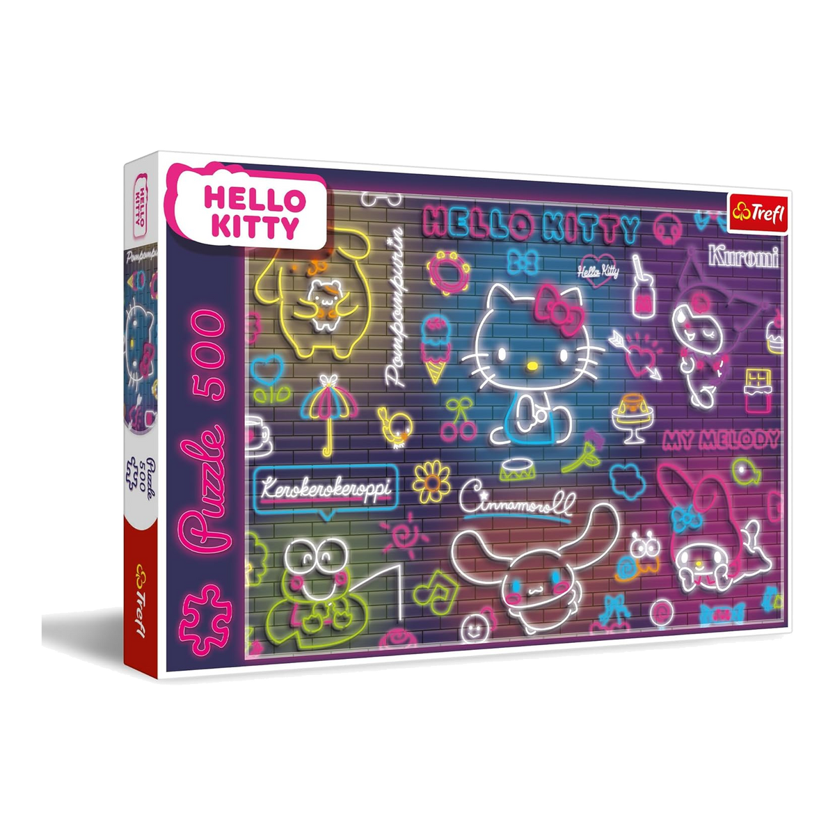 Neon Hello Kitty Trefl 500 darabos kirakó puzzle (TR-37523) - puzzlegarden