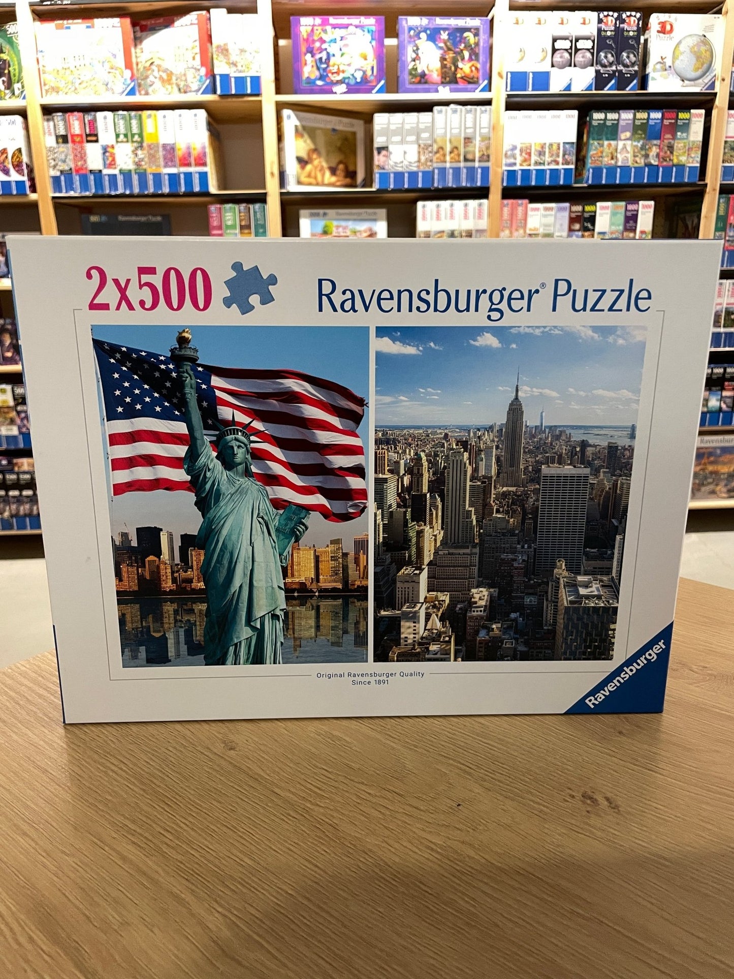 New York - 2x500 Ravensburger 500 darabos kirakó puzzle (RA - 12000242) - puzzlegarden