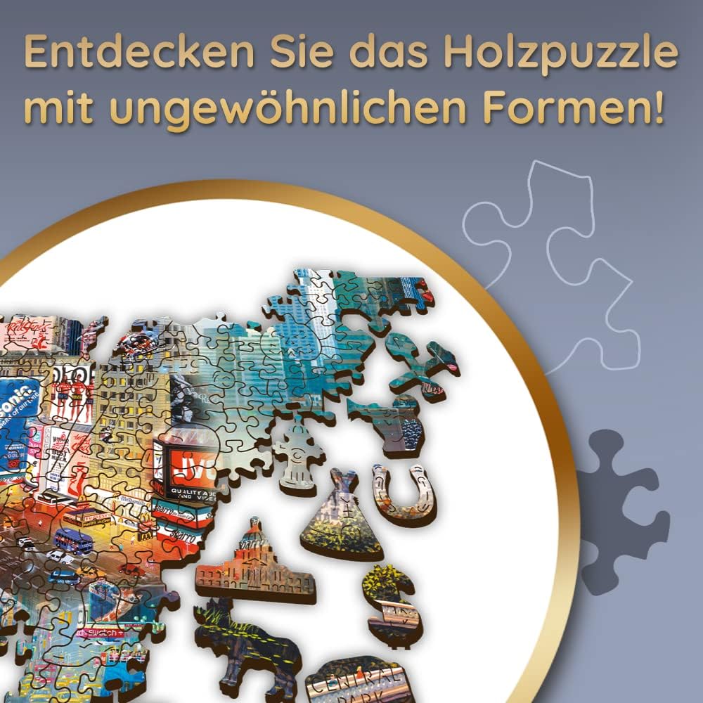 New York Kollázs - Fa kirakó Trefl Wood Craft 1000 darabos kirakó puzzle (TR - 20147) - puzzlegarden