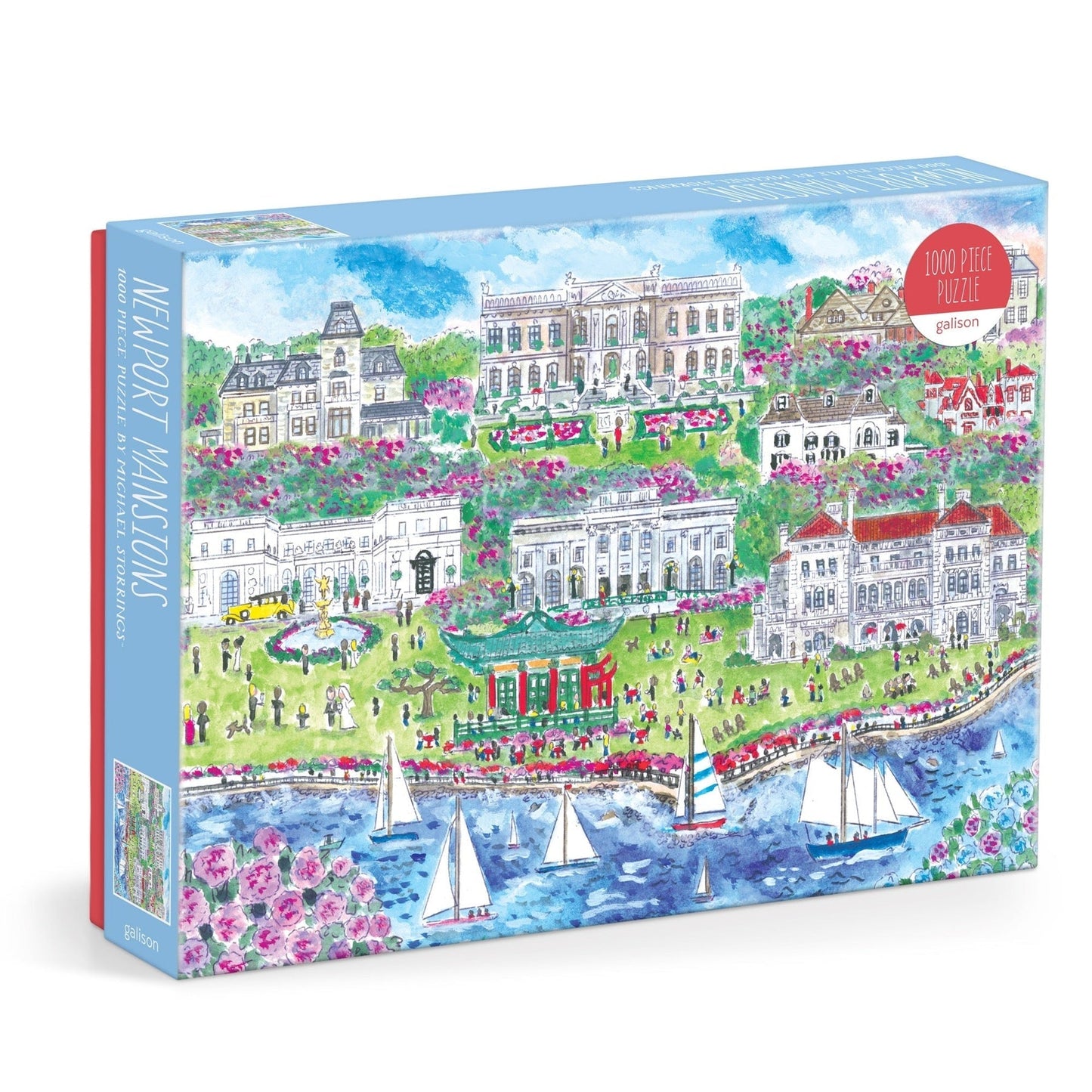 Newporti kastélyok Galison 1000 darabos kirakó puzzle (GA - 9780735382633) - puzzlegarden